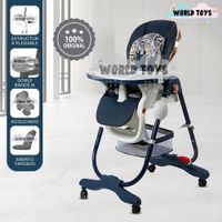 Silla de Comer de Lujo GROOMI Edición Limitada Blue