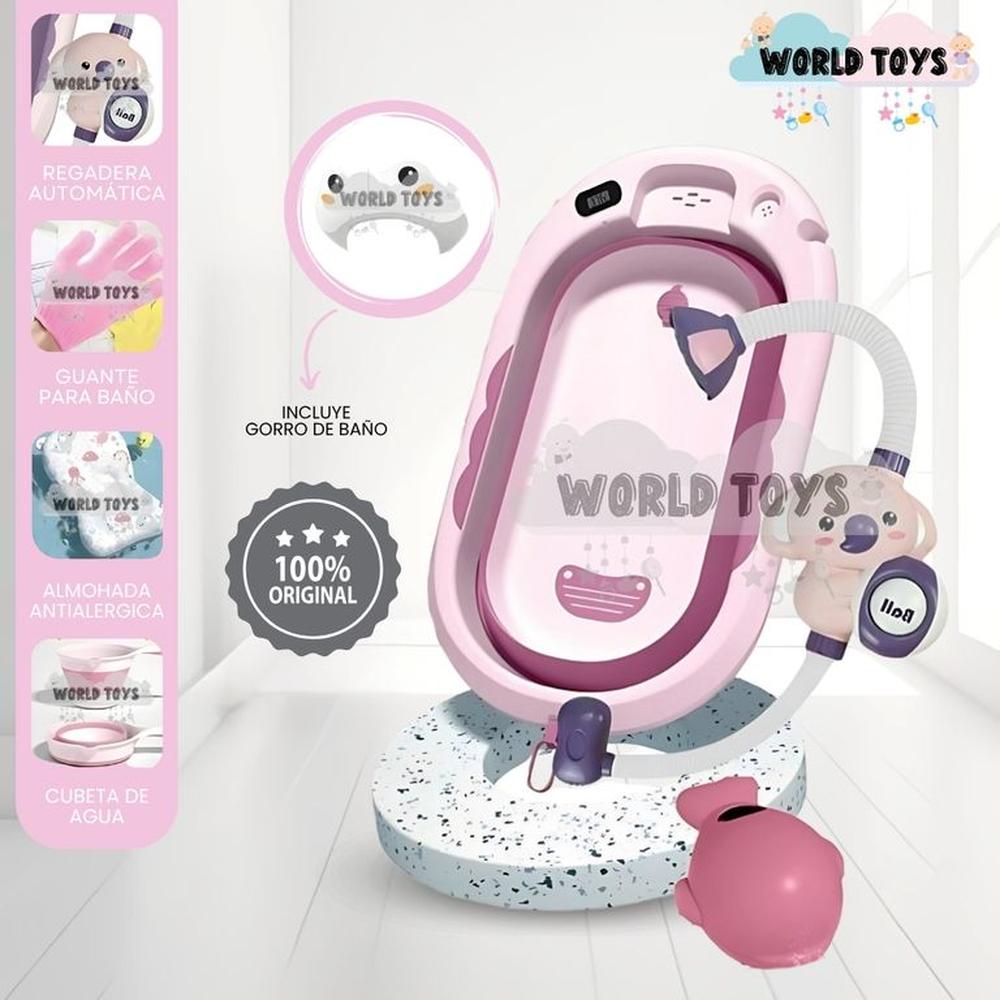 Bañera Plegable Multiuso SPLASH Pink