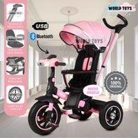 Triciclo Guiador Musical 3 en1 BUMER Pink