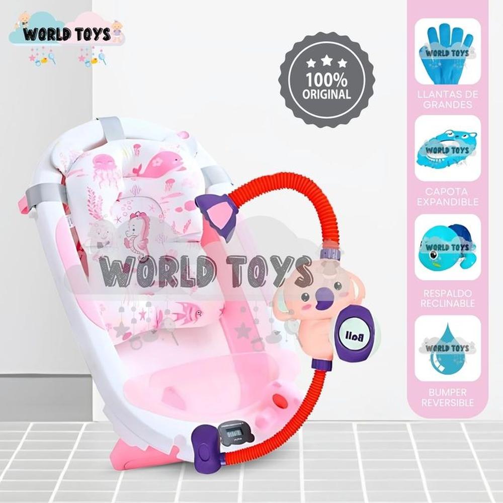 Bañera Plegable MEMO Pink