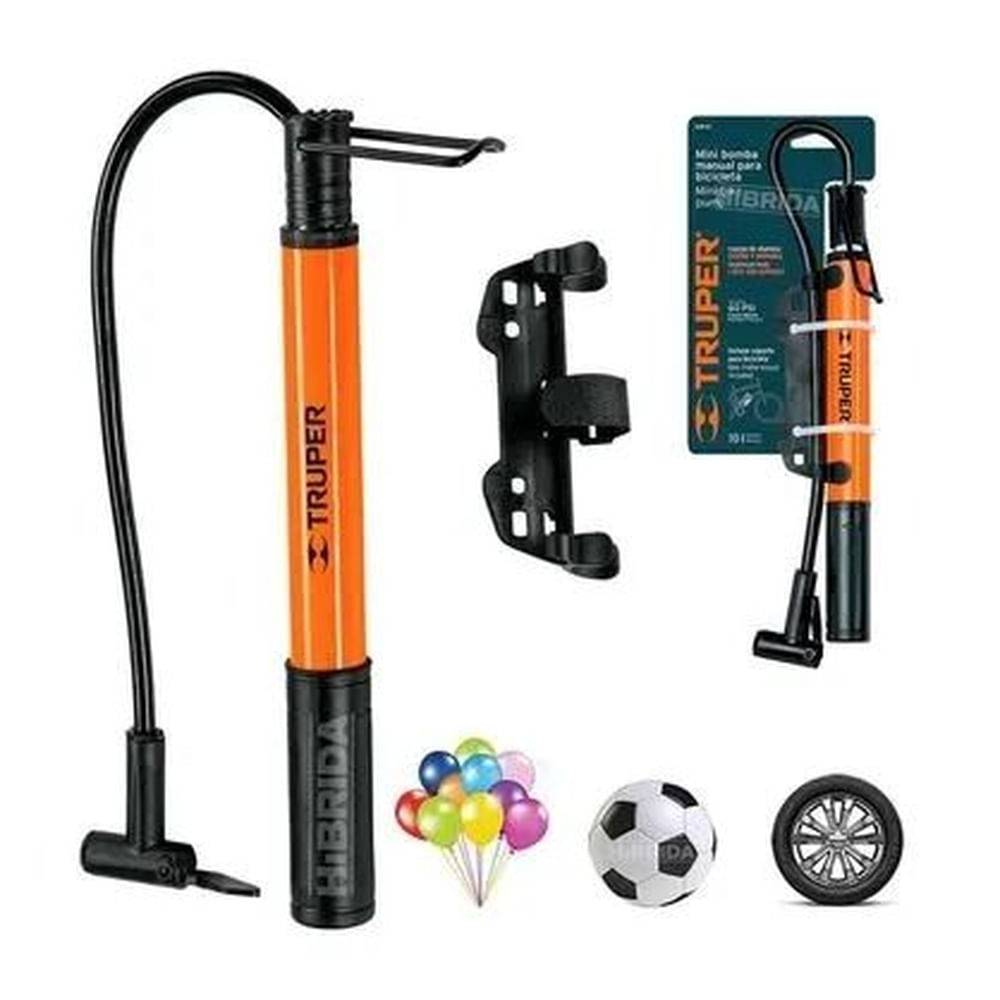 Inflador Manual Bomba De Aire Pelotas Llanta De Bicicletas Inflables Pelotas Multicolor