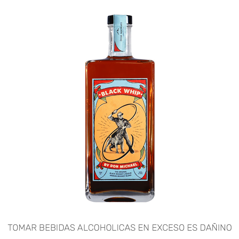 Whiskey BLACK WHISKEY Whip Botella 700ml