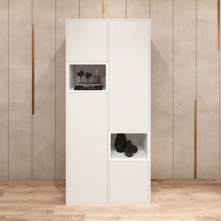 Armario Kiara 4 puertas Blanco| Masiva Home