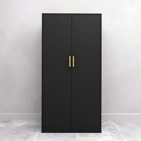 Armario Renato 2 puertas Negro | Masiva Home