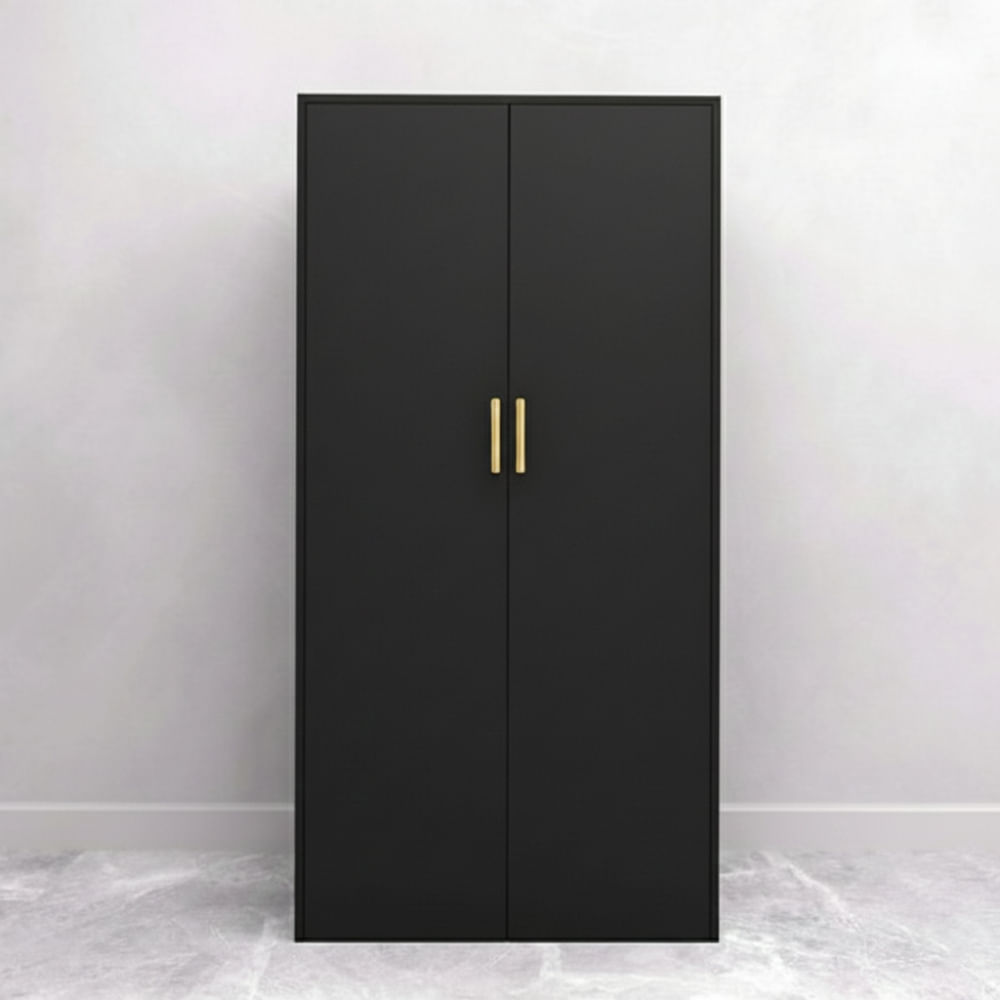 Armario Renato 2 puertas Negro | Masiva Home