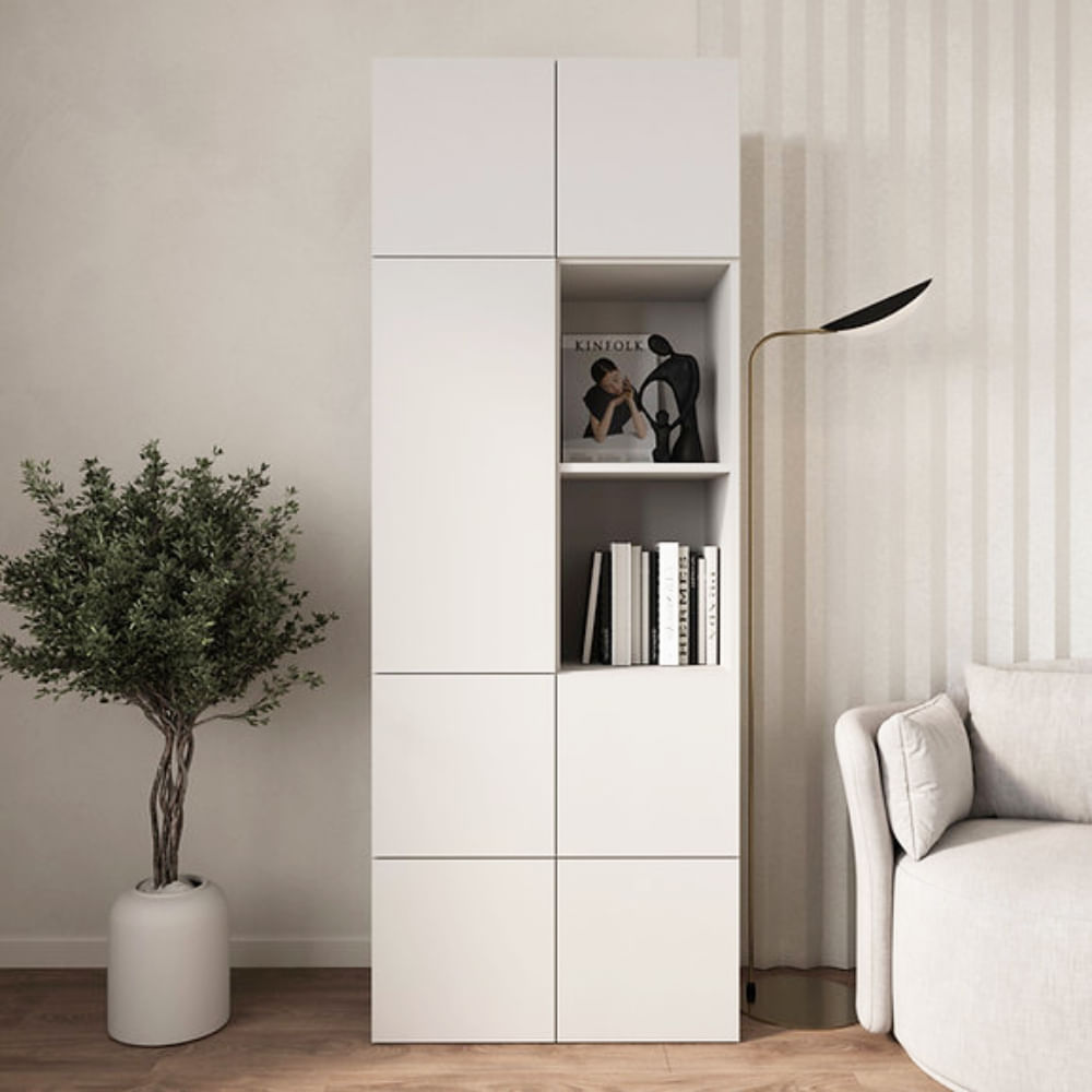 Armario Snow 7 puertas Blanco | Masiva Home