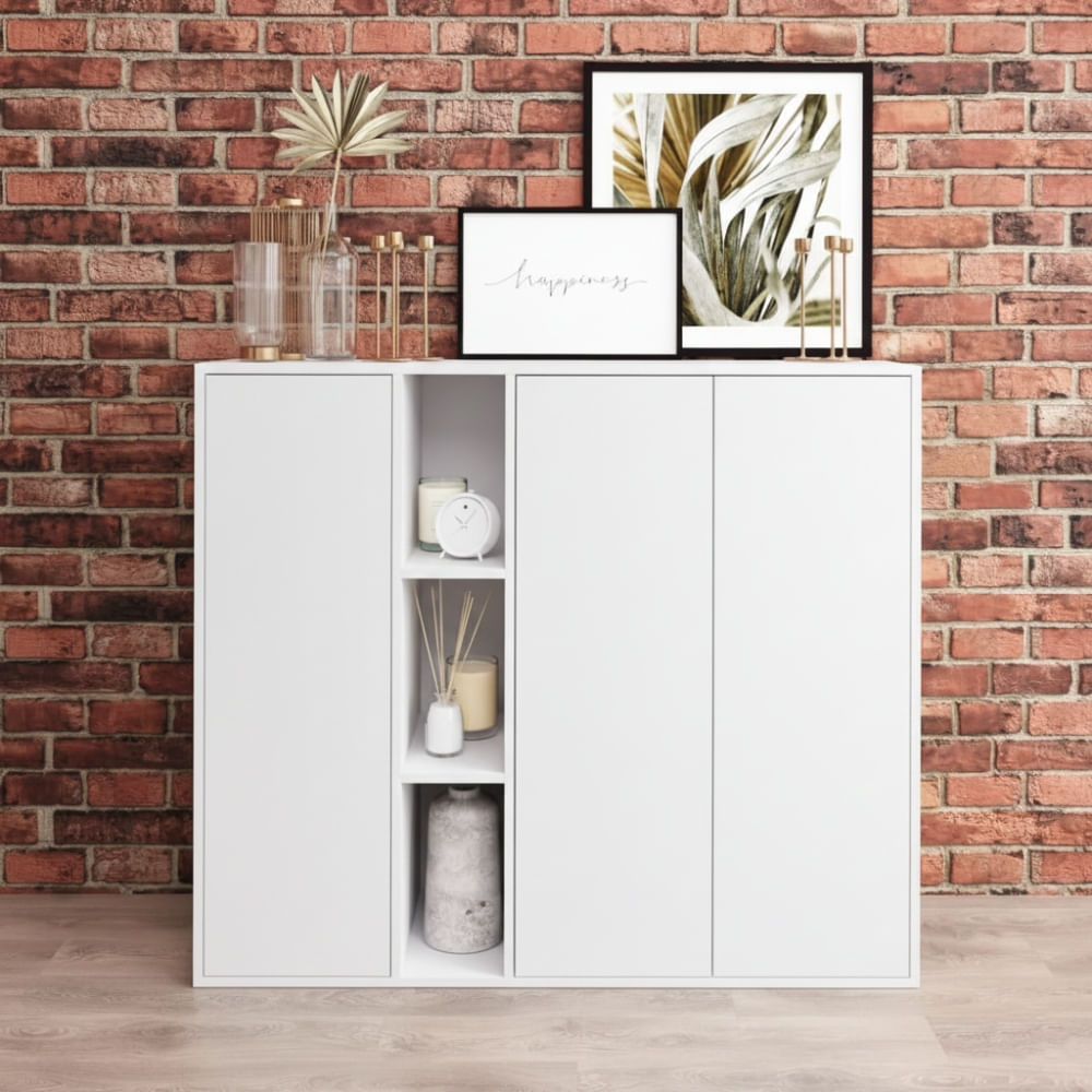 Aparador Jungla 3 puertas Blanco | Masiva Home