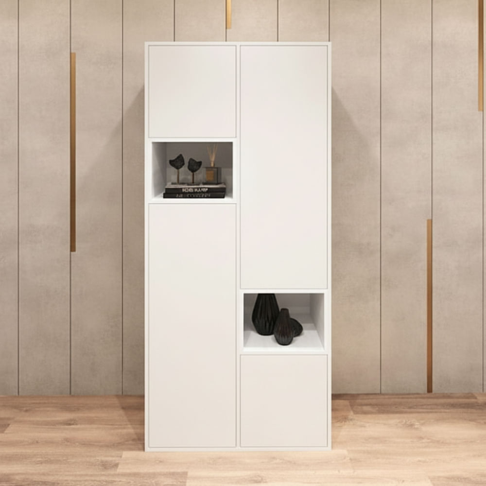 Armario Kiara 4 puertas Blanco| Masiva Home