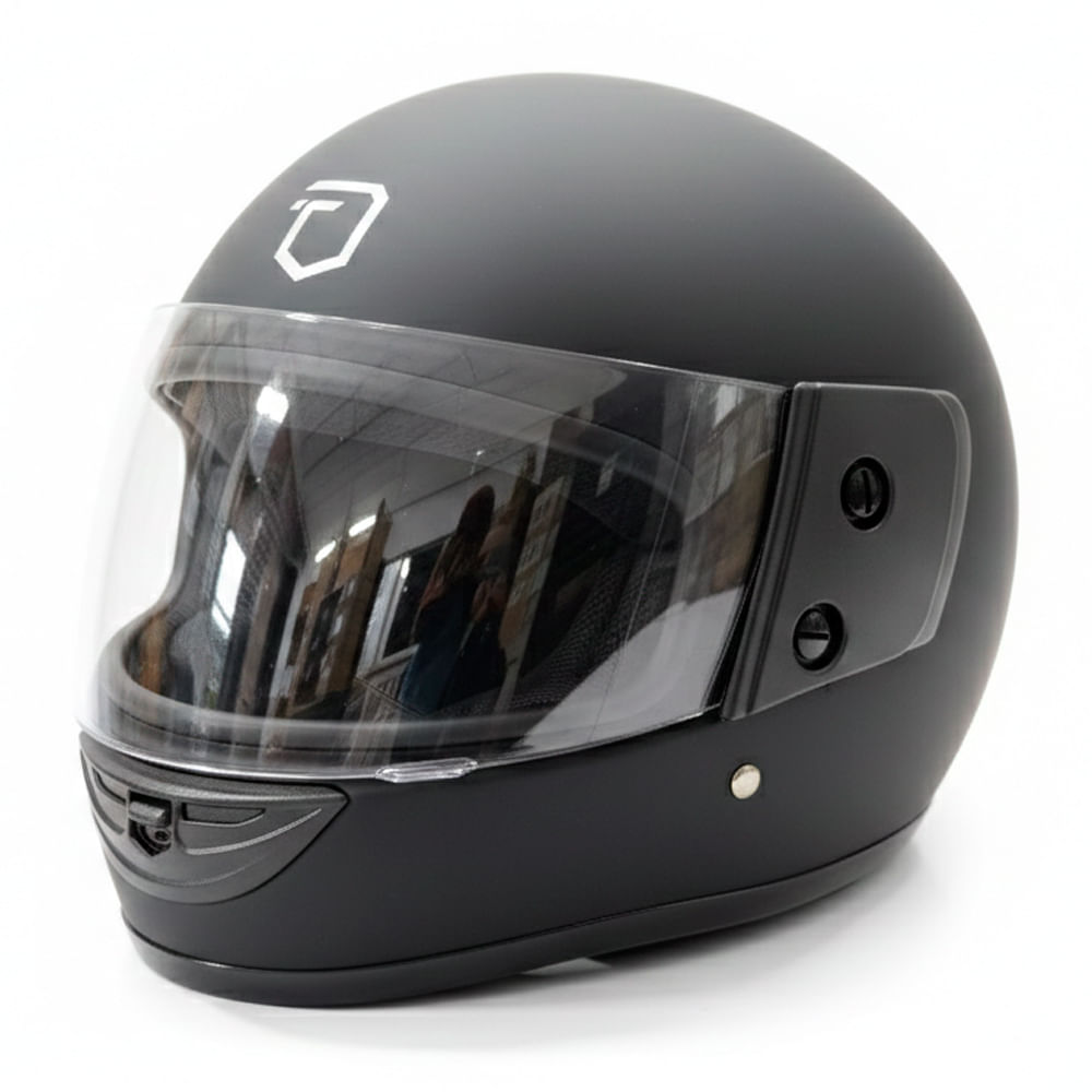 Casco Moto Futur Classic Negro