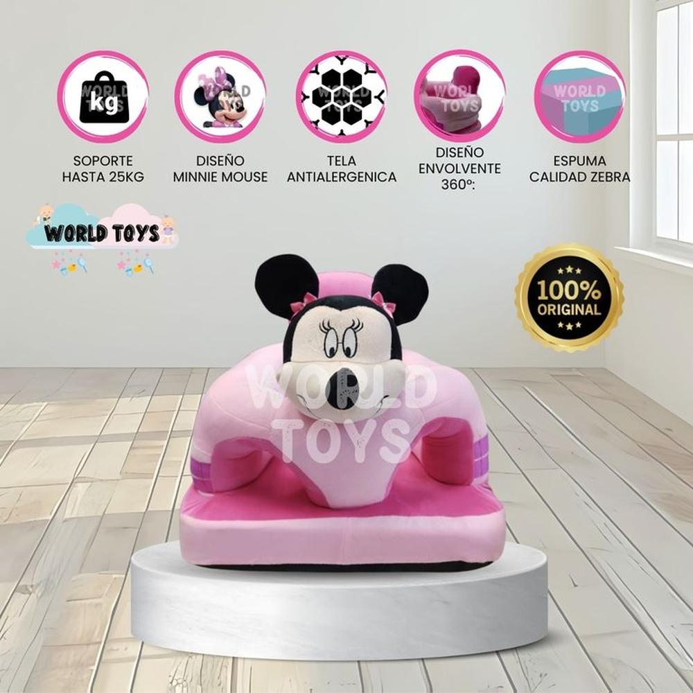 Asiento de Apoyo para Bebés MINNIE Premium Pink