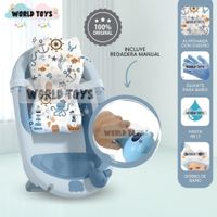 Bañera Plegable con Regadera AQUABU Light Blue