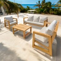 Set de terraza Zanate 6 Personas con Mesa Movenda