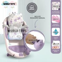 Bañera Plegable con Regadera AQUABU Purple