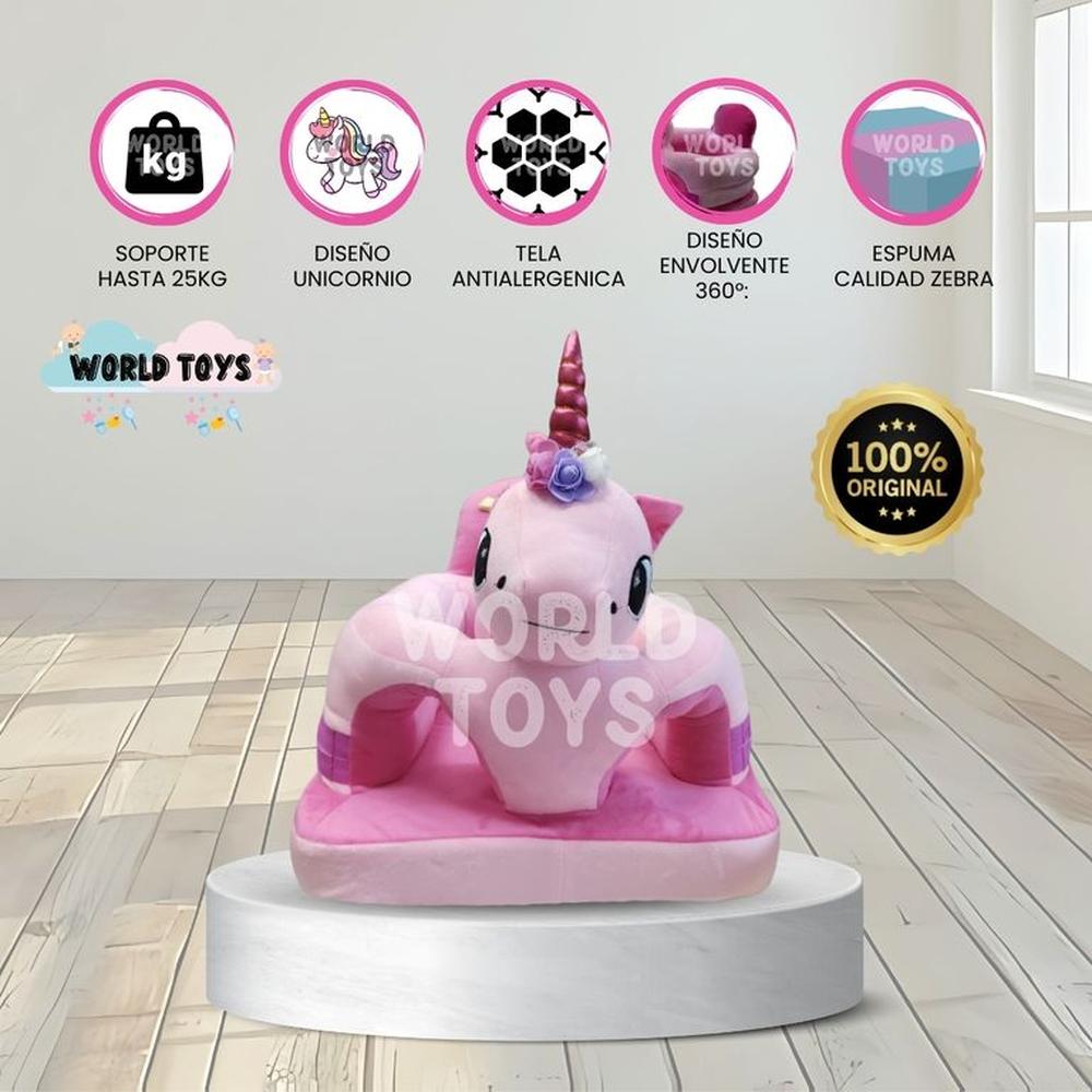 Asiento de Apoyo para Bebés UNICORN Premium Pink