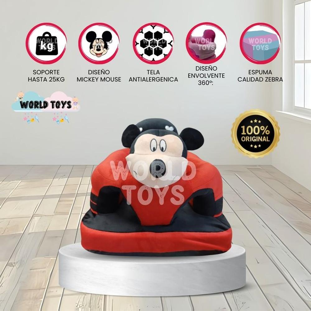 Asiento de Apoyo para Bebés MICKEY Premium Red
