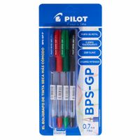 Lapiceros PILOT BPS-GP-F Tinta Seca Colores Blíster 4un