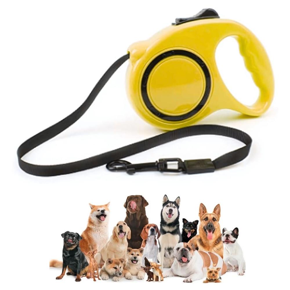 Correa Retráctil Automática para Mascotas Perros y Gatos 5 metros