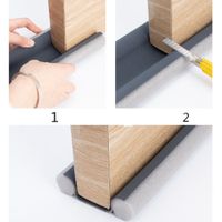 Protector Doble Aislante De Frío Polvo Para Puertas Ventanas