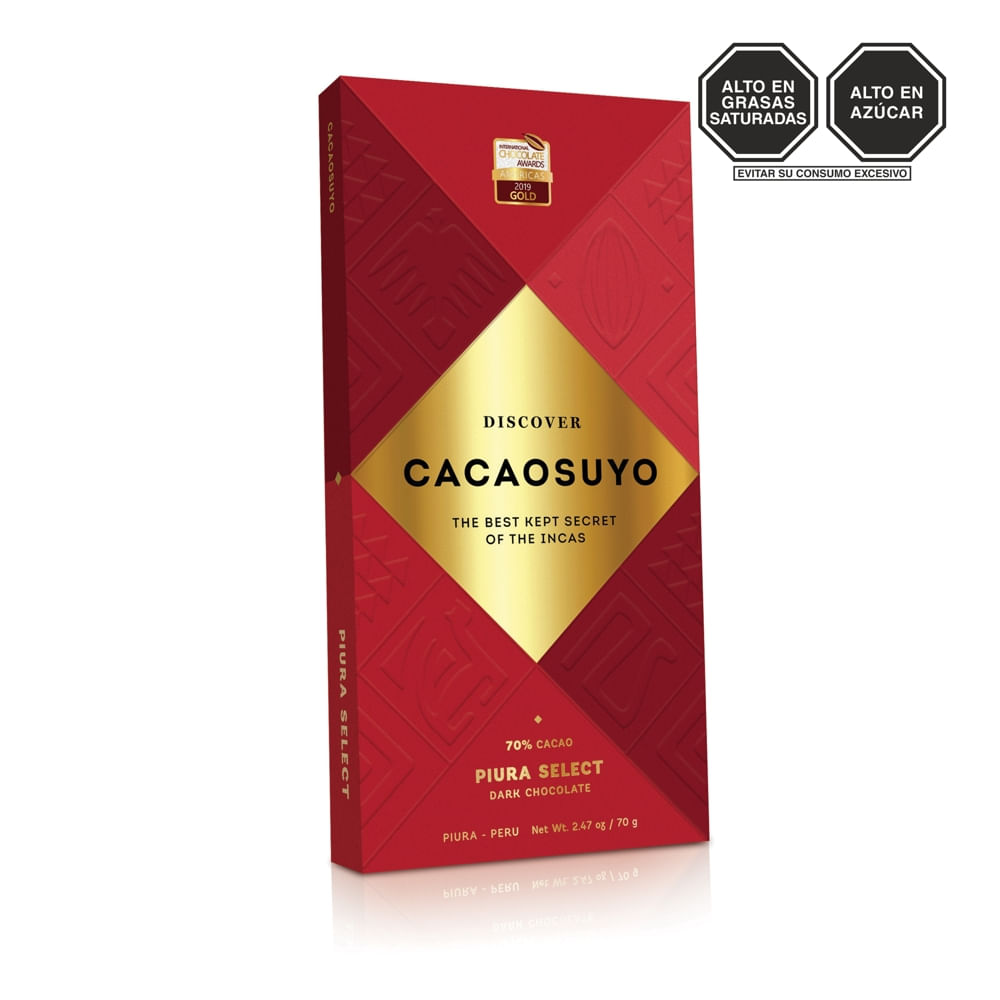 Chocolate CacaosuyonPiura Select 70% Tableta 70g