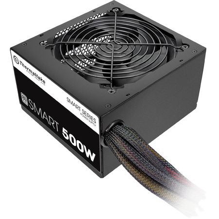 Fuente de Poder Thermaltake Smart 500W 80 PLUS - 500W, Ventilador de 120mm, 2 Conectores PCIe, 6 Con 1193909-REG