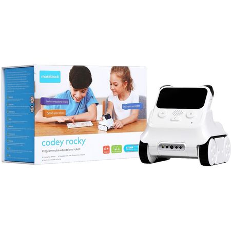 Juguete de Codificación STEM Makeblock Codey Rocky: Robot Programable 2 en 1 con Aprendizaje de Soft 1667288-REG
