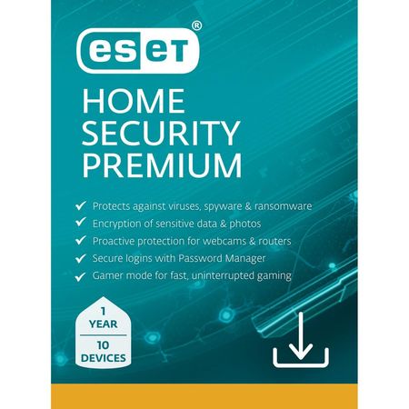 ESET Home Security Premium - Suscripción de 1 Año para 10 Dispositivos - Protección en Tiempo Real 2 1821503-REG