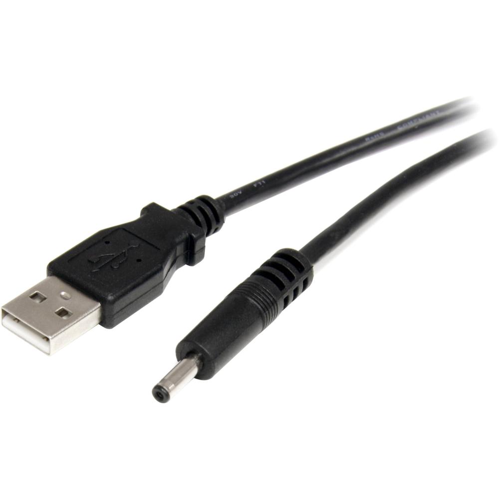 Cable de Alimentación USB a Conector Barrel Tipo H de 3.4mm para Dispositivos de 5 VDC (3')