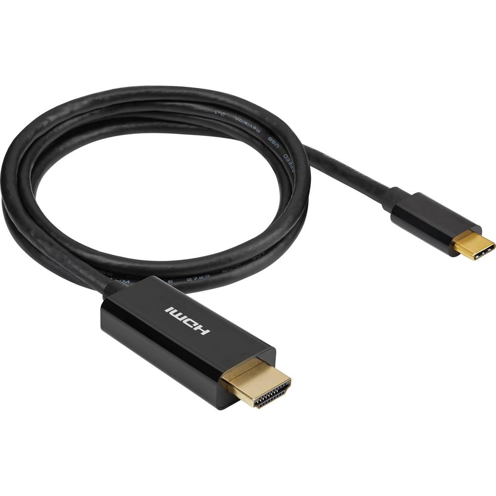 Cable Corsair USB Tipo-C a HDMI 2.0 - Soporta Resolución 4K a 60 Hz, HDR, 1 x Conector USB-C, 1 x Co