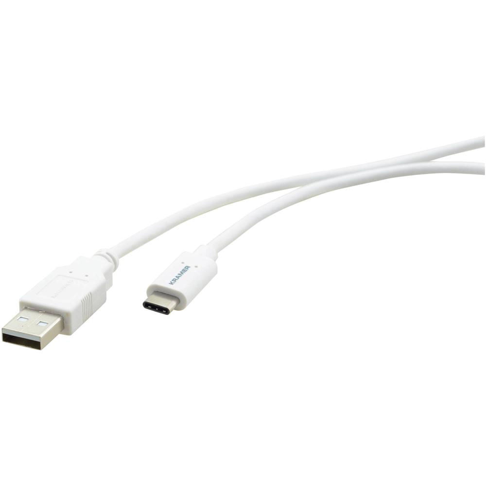 Cable Kramer USB 2.0 Tipo-C a USB 2.0 Tipo-A (10', Blanco)