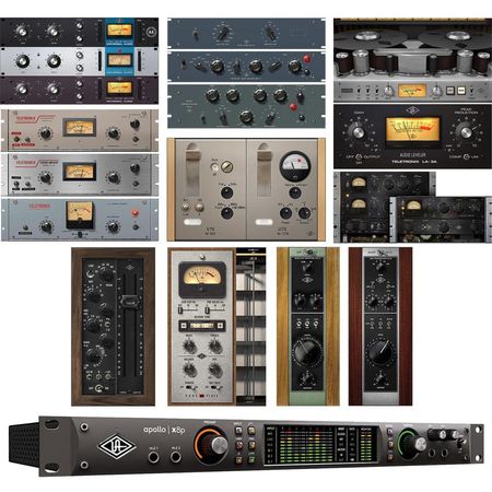 Interfaz de Audio Universal Audio Apollo x8p Heritage Edition Rackmount 16x22 Thunderbolt 3 con Proc 1608870-REG