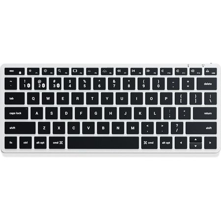 Teclado Retroiluminado Satechi Slim X1 Bluetooth (Plata) - Conexión Inalámbrica, Diseño Compacto, Co 1811652-REG