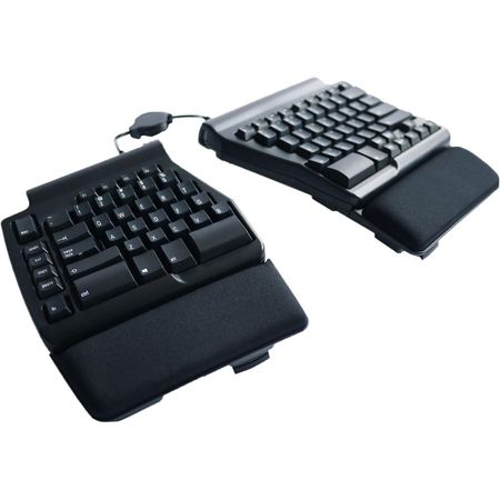 Teclado Ergonométrico Programable Matias Ergo Pro (Mac) - Teclas Programables, Soporte de Palma de G 1753356-REG