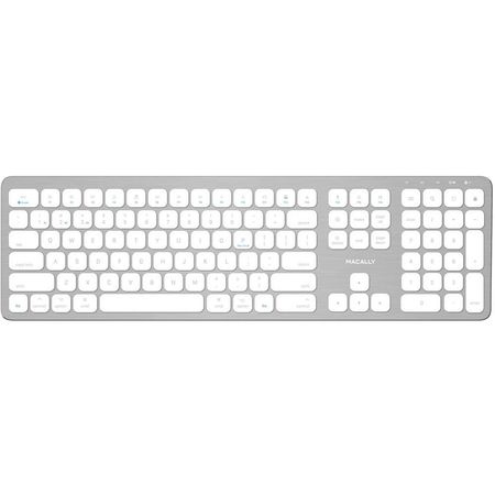 Teclado Inalámbrico Bluetooth Macally Quick Switch Slim para Mac - Conexión Inalámbrica, Emparejamie 1660136-REG