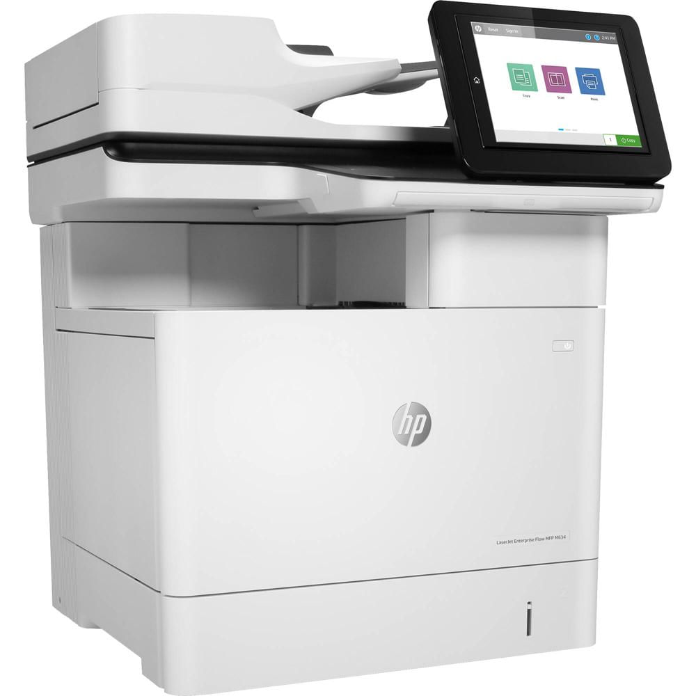 Impresora HP LaserJet Enterprise Flow MFP M634h - Imprime, Copia, Escanea, Velocidad de Impresión en