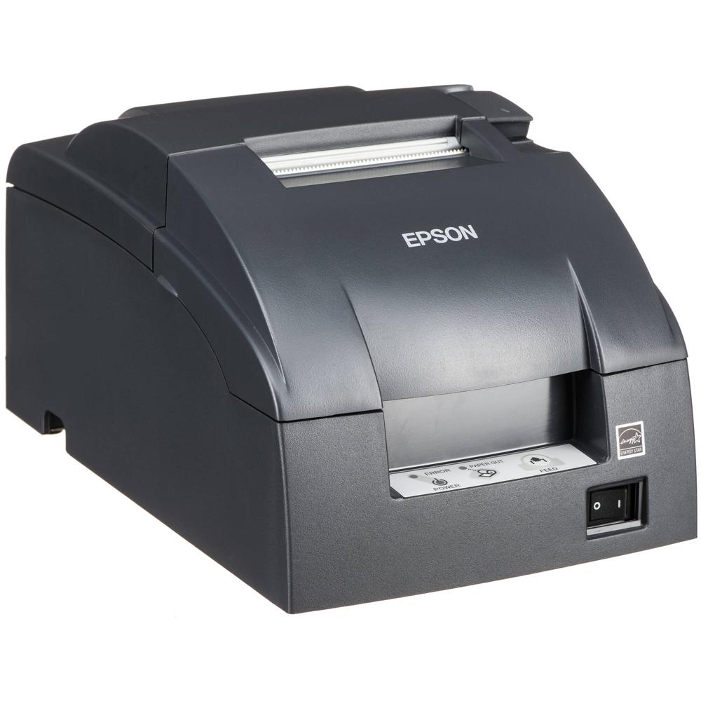 Impresora de Recibos de Cocina Epson TM-U220 - Velocidades de Impresión Rápidas, Impresión a Dos Col