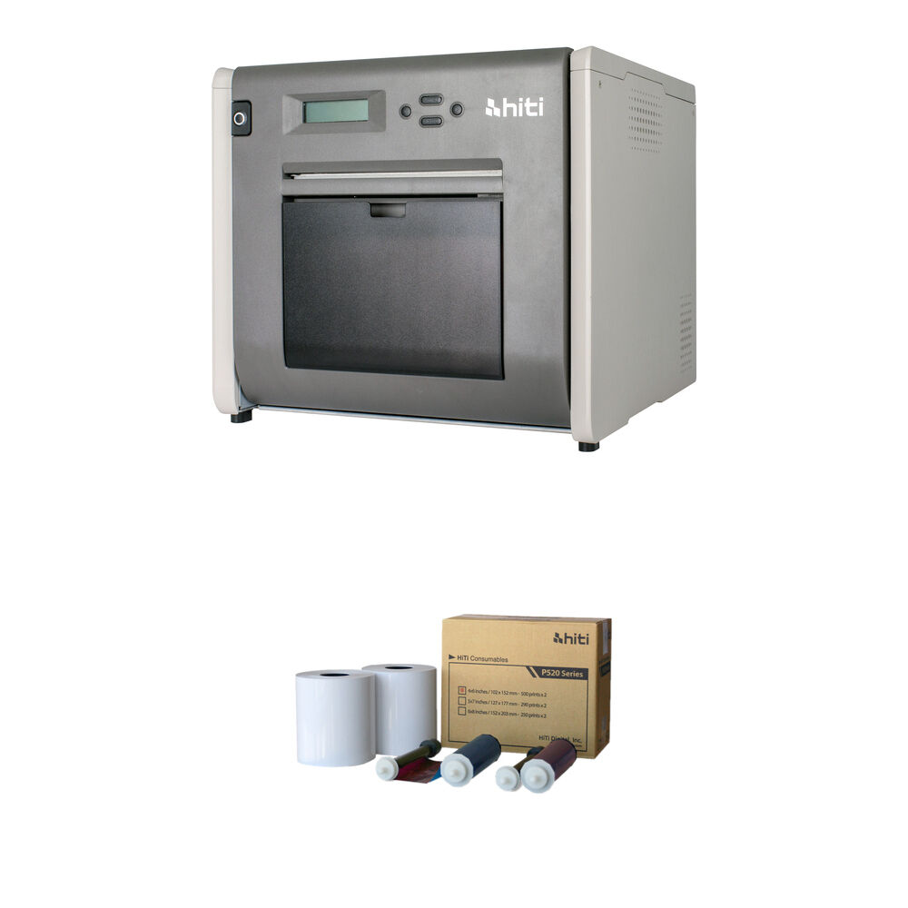 Impresora Fotográfica HiTi P525L con Kit de Impresión 4 x 6"" (1-Pack, 1000 Impresiones) - Transferen