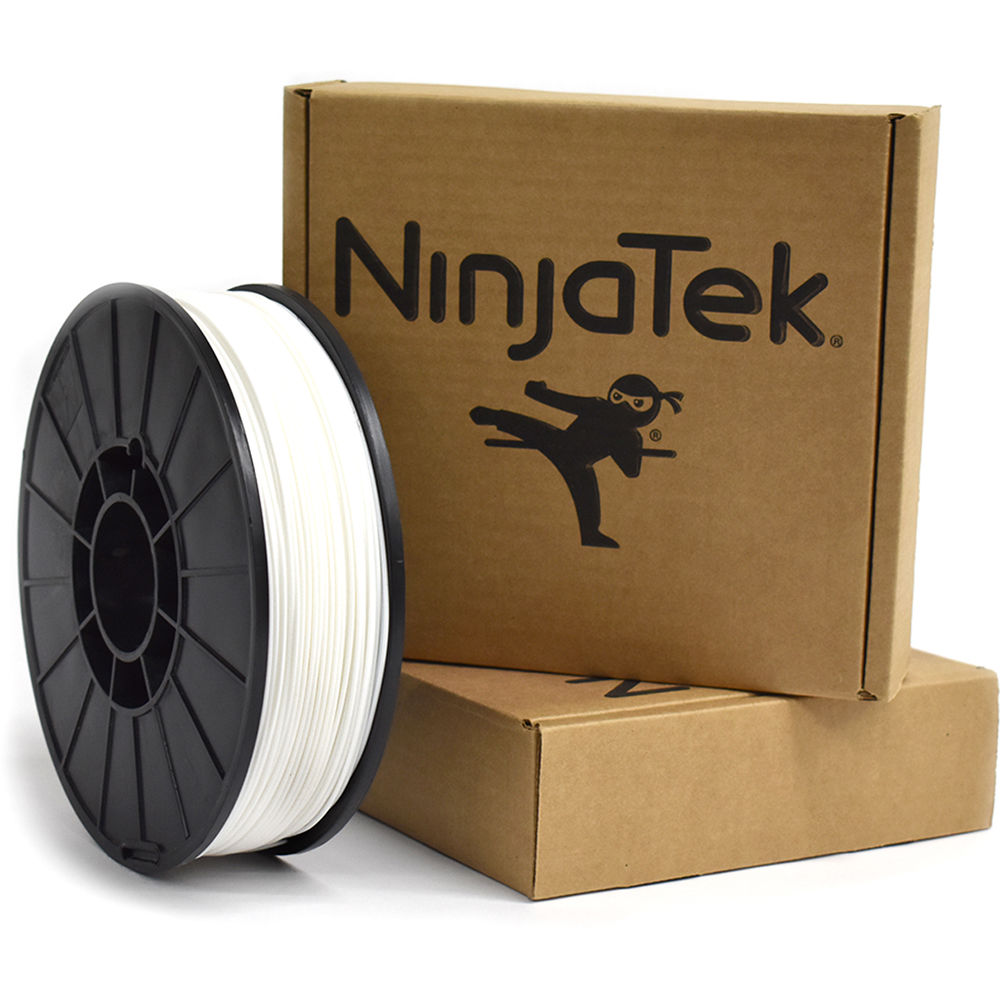 NinjaTek NinjaFlex 1.75mm 85A TPU Flexible Filament (1kg, Nieve)