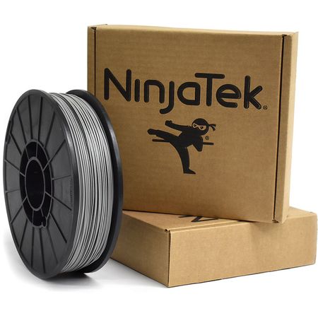 NinjaTek NinjaFlex 1.75mm 85A Filamento TPU Flexible (1kg, Acero) 1407487-REG