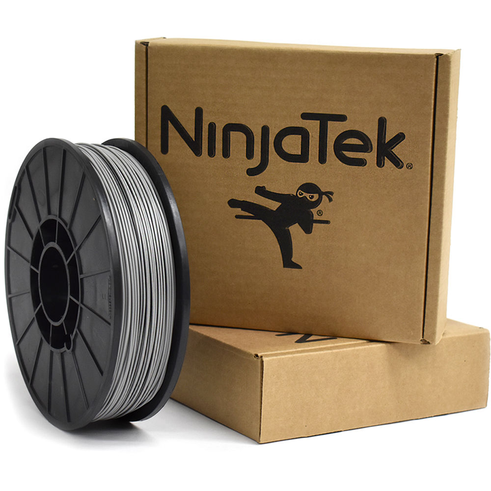 NinjaTek NinjaFlex 1.75mm 85A Filamento TPU Flexible (1kg, Acero)