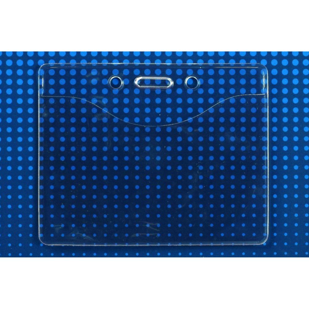 Soporte de Insignia Horizontal de Vinilo Premium BRADY PEOPLE ID (3.38 x 2.38"", Paquete de 100) - Pa