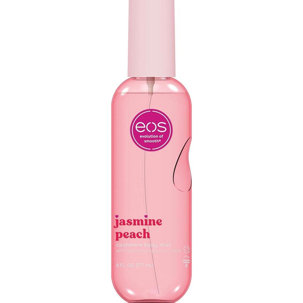 Spray corporal eos con aroma jazmín y melocotón, vegano, hidratante