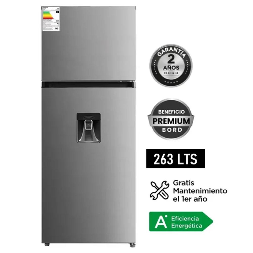 Refrigeradora Bord 263LT Inverter REINV263NFSD-M  con Dispensador de Agua