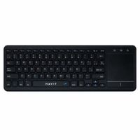 Combo Teclado Inalámbrico HAVIT con Touchpad y Conectividad Dual 2.4GHz Bluetooth KB234WBSP
