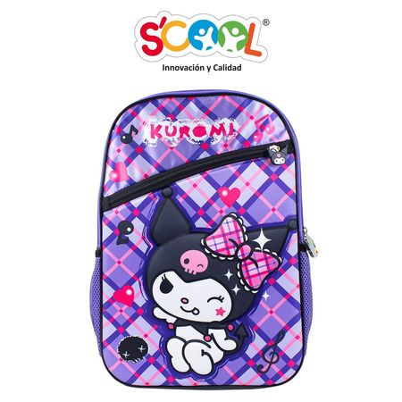 Mochila Kuromi 25 Scool 3D