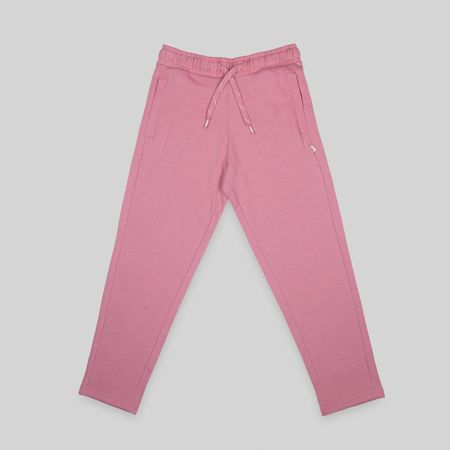 Pantalon De Buzo Para Teen Niña Zubito Puño Solido Fl Rosado Talla 16