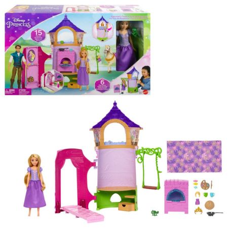 Muñeca Disney Princesas Torre De Rapunzel