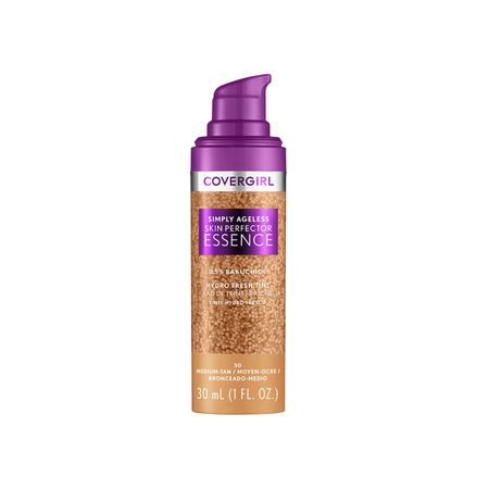 Base Covergirl Simply Ageless Skin Perfector Essence Medium Tan 50