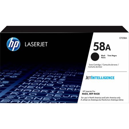 HP 58A Black LaserJet Toner Cartridge 1595239-REG