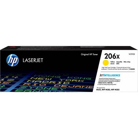 HP 206X High-Yield Yellow LaserJet Toner Cartridge 1562020-REG