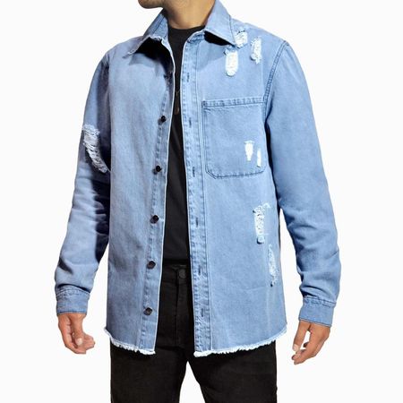 Sobrecamisa  Cottons Jeans Ben Celeste L